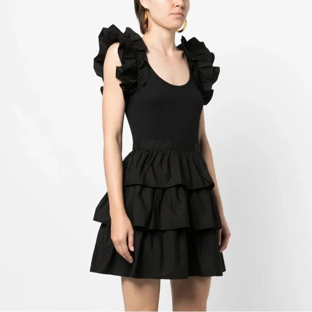 NWT Ulla Johnson Hanna Dress in Noir, Size 6 - Picture 3 of 13